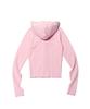 Youhee Eyelet Snap Hoodie Pink
