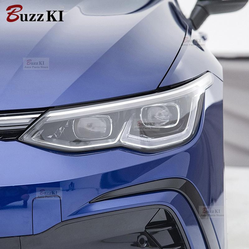 Для Volkswagen VW Golf 8 MK8 2 шт. Автомобильная защитная пленка для фар Затонированная Черная Виниловая обертка Прозрачная TPU наклейка