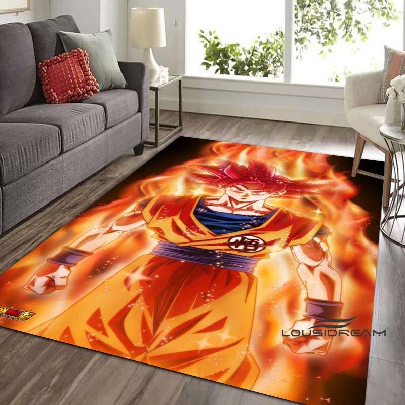 Коврик Dragon Ball Берус, Бог Разрушения, Подходит для Спален, Гостиных и Балконов; Нескользящий коврик для пола.
