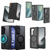 Trendy Translucent Matte Magnetic Full Body Protection Hard Shell Phone Case for Samsung Galaxy Z Fold 7 6 8 Wide Heavy Duty