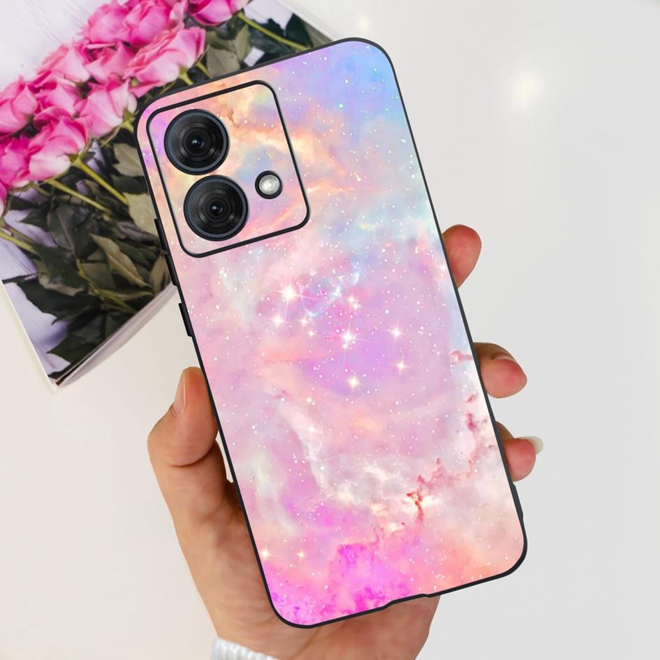 For Motorola Moto G84 G54 5G Case Fashion Flower Butterfly Shockproof Silicone Soft Slim Back Cover For Motorola Moto G14 Bumper