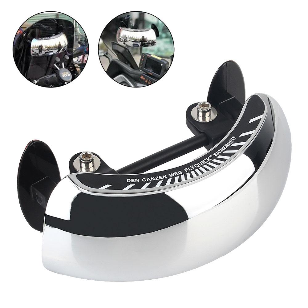 Зеркало заднего вида 180 градусов ультра широкоугольное голографическое мотоциклетное зеркало заднего вида с креплением на центральное лобовое стекло