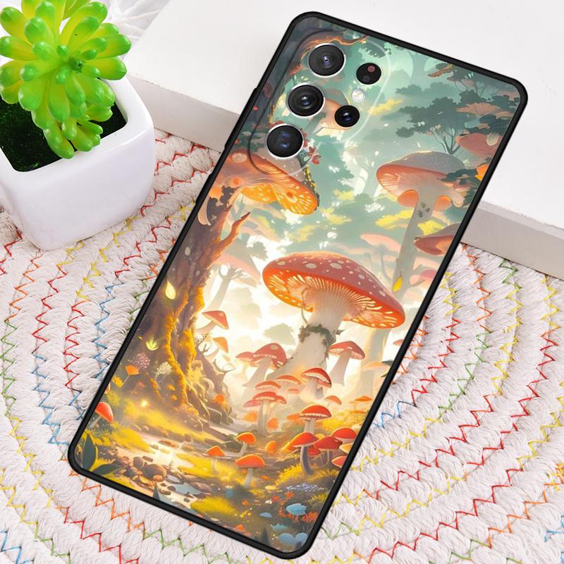 Силиконовый чехол для телефона 'Грибной Лес' для Samsung Galaxy note 10 pro S26 S25 S24 S23 S22 S21 Plus S25Ultra Capa Cover