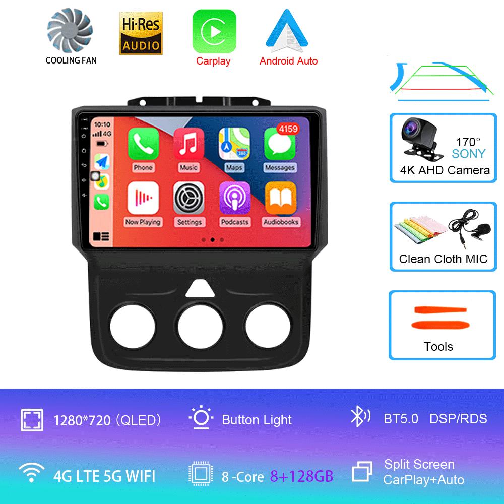 Автомагнитола Android 14 для Dodge Ram 4 IV DJ DS 2013 - 2019 Мультимедийный видеоплеер Навигационная стереосистема GPS Нет 2din 2 din dvd