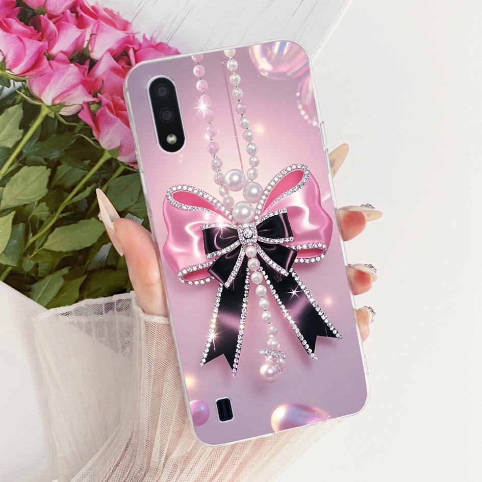 Для чехла Samsung Galaxy A01 Чехол M01 SM-A015F Funda Модный Мультяшный Дракон Мягкий Тонкий Силиконовый Бампер Для Samsung A01 Core Coque
