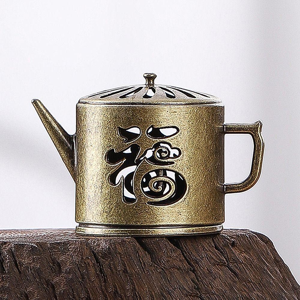 Домашнее украшение интерьера Лотос Ароматерапевтическая печь Маленькие украшения Сплав Курильница для благовоний