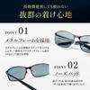 Bokenoh Polarized Photochromic Sunglasses Metal for and Driving Men's (CF-ST-12) [Sabae Planning/Ultra-Lightweight Frame] Fishing, Sports,