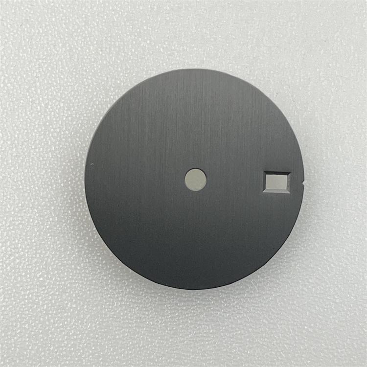 Круглый циферблат часов с текстурой песка 28,5 мм, пустые циферблаты для механизма NH35/ NH36/ NH34, аксессуары для DIY, без/одинарный/двойной календарь