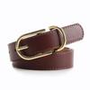 Modern Alloy Ladies Belt With Classic Buckle For Casual Jeans And Office Attire