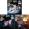 Tomica Dream Tomica & Tomica Premium Unlimited Mobile Suit Gundam 7-Piece Set (Gundam, Char's Zaku, Mass Production Zaku, Buggy, White