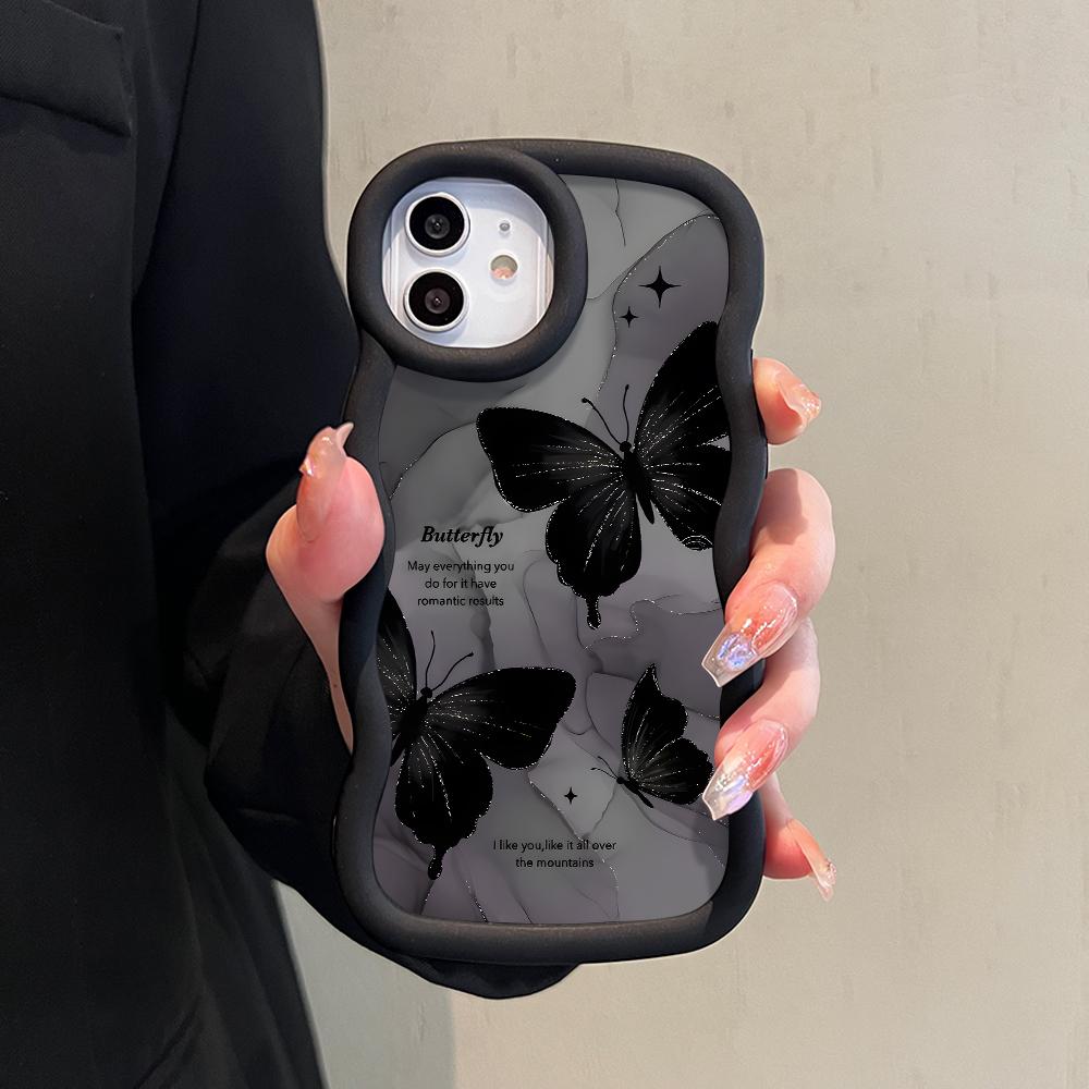 Чехол для телефона Macaron из мягкого силиконового материала с большой волной и кромкой, противоударный защитный резиновый чехол для iPhone Samsung Huawei Honor Xiaomi Redmi OnePlus Moto