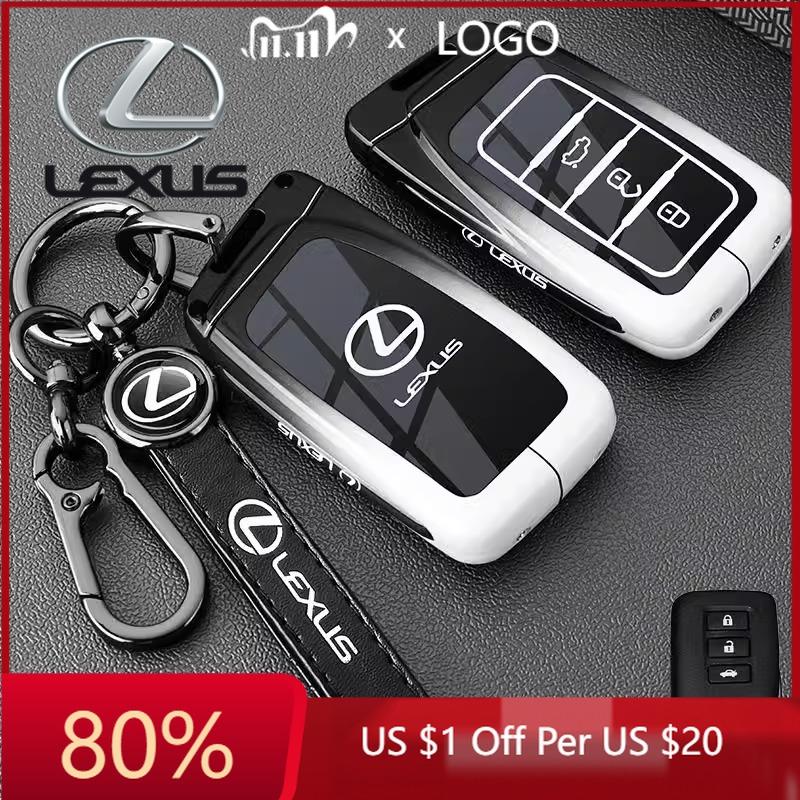 2026 Hot Interior Stickers Zinc Alloy Car Key Case Cover Protect Shell For Lexus NX 200 NX300H RX 350 450H ES 350 ES 300h Auto R