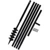 VidaXL Soil Auger with Handle 100 Mm and 5 M Extension Tube Steel