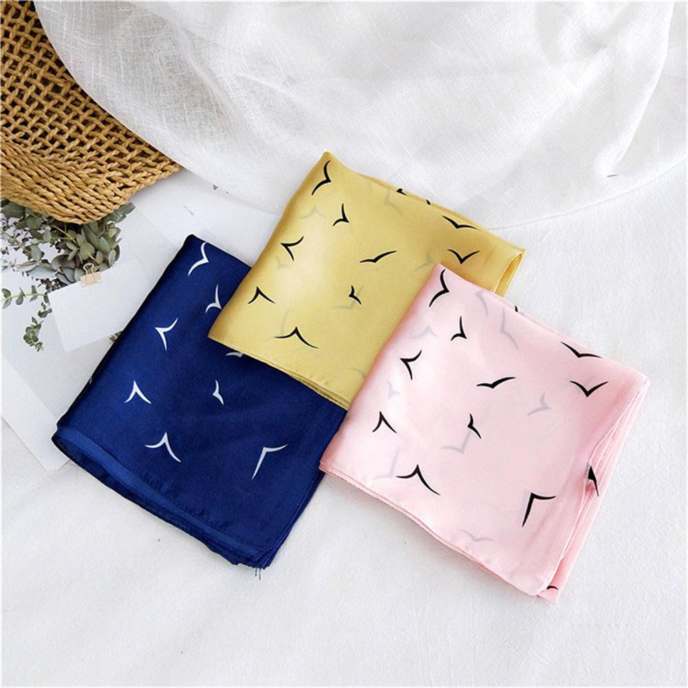 Модный декоративный шарф, повязка для волос, резинка для волос 70, маленький квадратный шарф, шелковый шарф, женский весенне-осенний универсальный маленький шарф, профессиональный шарф