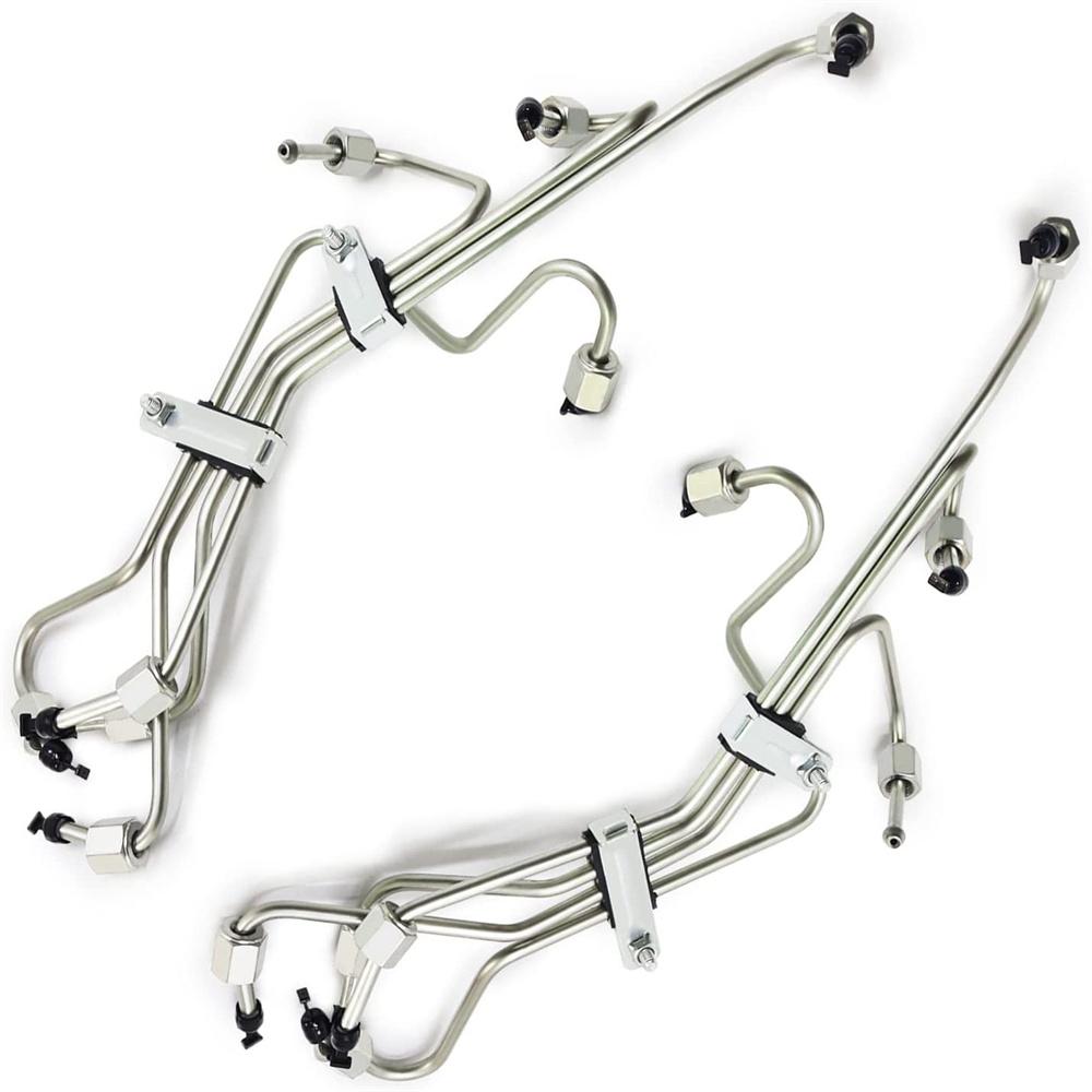 8 Fuel Injection Lines For Ford 6.9L 7.3L IDI Diesel F-Series Trucks 1983-94