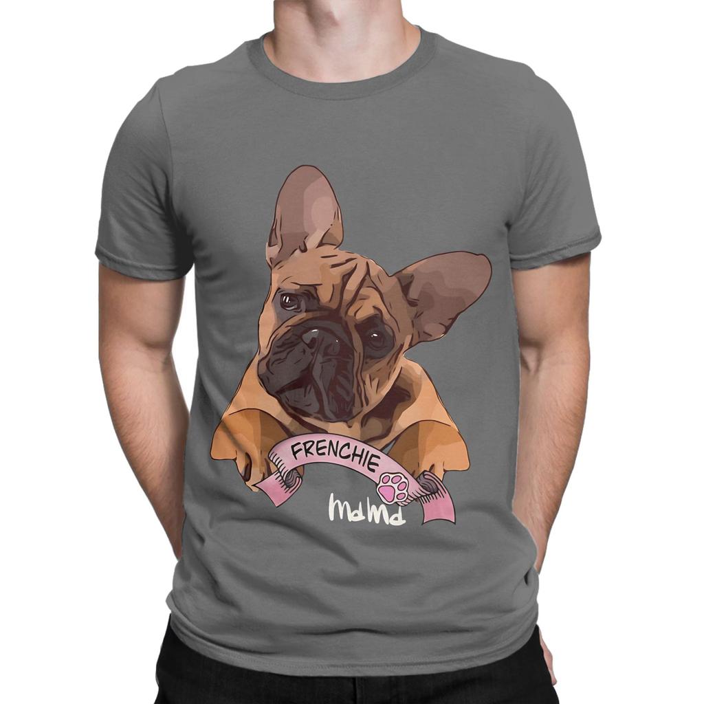 Frenchie French bulldog lovers gift Graphic Funny 100 Cotton TShirt French Bulldog Tees Tops For Unisex