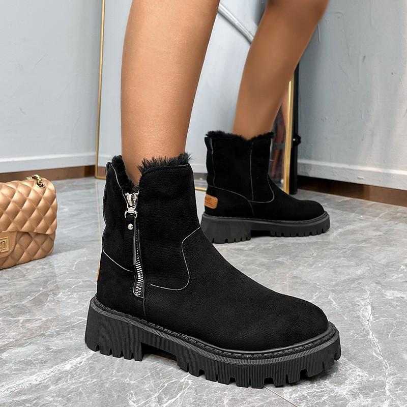 Thick Bottom Warm Comfortable Snow Boots for Women Winter New Fashion Casual Casual Short Boots
