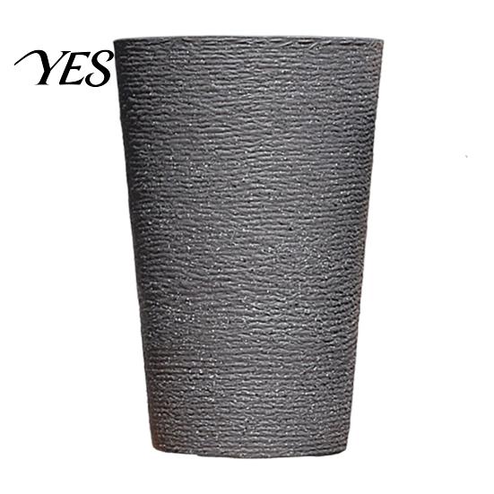 Durable Garden Pot for Large Houseplants Tall Round Flower with Drainage Holes, 17 Inch Stone-Look Sturdy Decorative Living Room Entryway Planter,