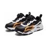 (GS) FILA Classic Sport Shoes 'Black White Gold' Kids' K15B341191PGB