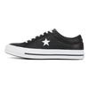Converse Кеды низкие кожаные One Star Series Унисекс Черно-белые 163385C