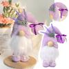 Christmas Decoration Faceless Doll Standing Doll Purple Fabric Dwarf Doll Desktop Decoration Ornaments