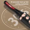 Электрические щипцы для завивки ресниц с подогревом, светодиодный дисплей, 4 температурных режима, зарядка через USB, быстрый нагрев