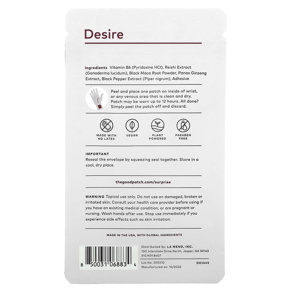 Desire, 4 Patches