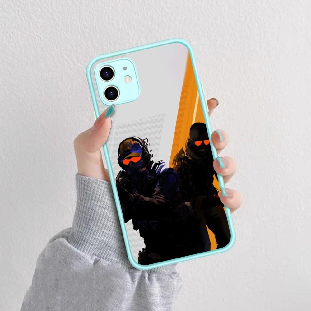 C-Counter-Strike CS Game Phone Case For IPhone 14 11 12 13 Mini Pro Max 8 7 Plus X XR XS MAX Translucent Matte Cover
