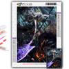 5D Diamond Painting Game Dark Souls DIY Diamond Embroidery Rhinestone Home Decoration