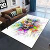 Art Domineering Tiger 3D Print Carpets for Living Room Bedroom Decor Carpet Soft Flannel Home Bedside Floor Mat Play Area Rugs