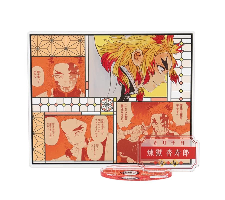 Демон Кимэцу но Яиба Знаменитая сцена Диорама Фигурка Анджуро Ренгоку 2022 День рождения Акриловая подставка Убийца