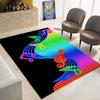 3D Creative Music Note Large Carpet, Living Room, Bedroom Sofa Carpet, Kitchen, Bathroom Door Mat, Non Slip Floor Mat Gift