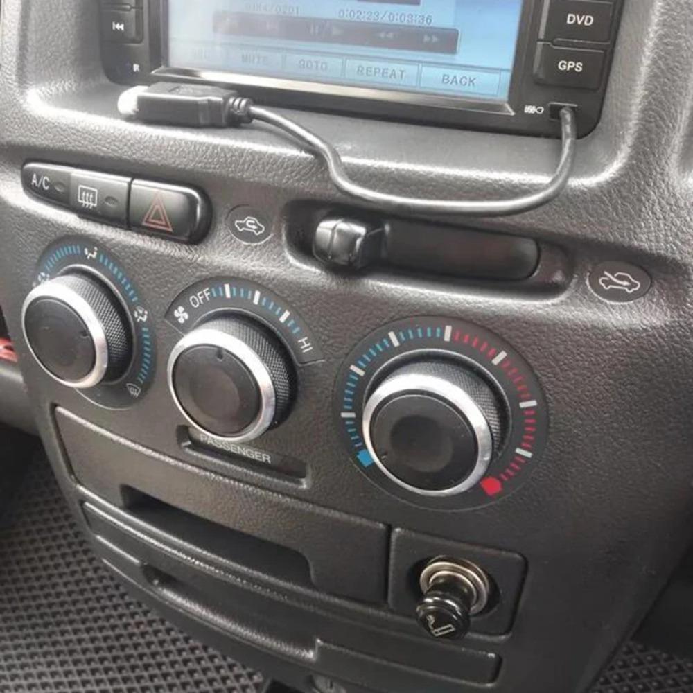 3 шт. Ручки управления температурой из алюминиевого сплава подходят для Toyota Tacoma Platz Vios Vitz Yaris Echo Scion Xb Ручка переключателя кондиционера