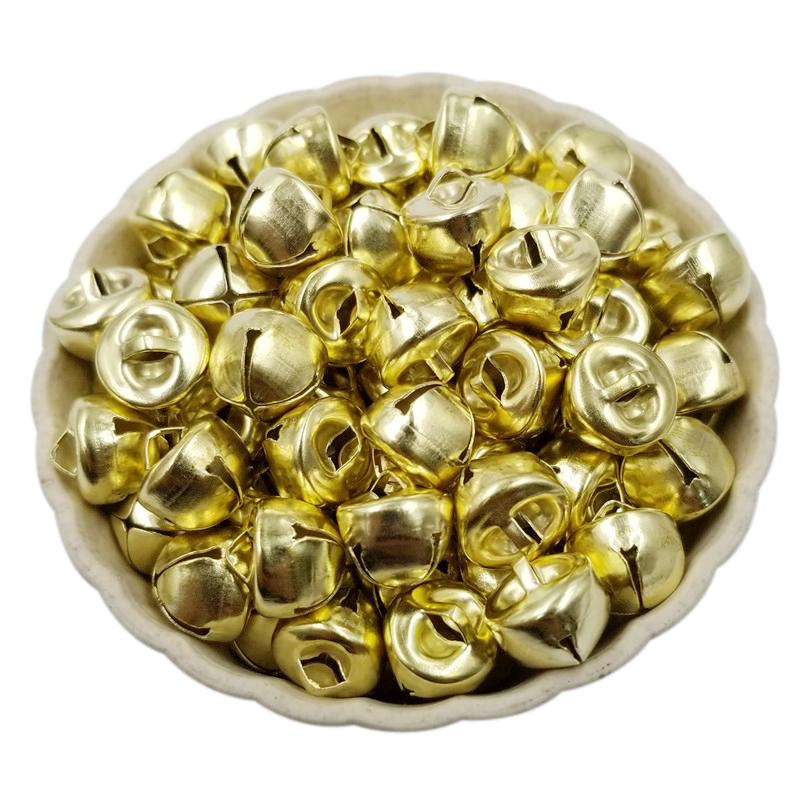 Товары для вечеринок своими руками Свадебные украшения Мода 6/8/10 мм Hoom украшения 100/50 шт Рождественские колокольчики Серебряный Золотой Маленький колокольчик