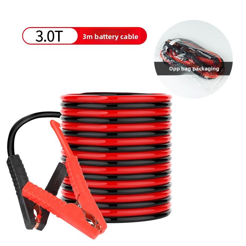 3M4M Car Battery Jumper Cable Boost Cable Line Emergency Jumper Starter Lead Extended And Thickened Double Headed With Clamp