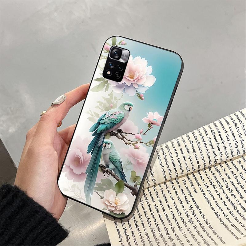 Чехол для телефона с птицами для Xiaomi Redmi note 13 12 Pro 11S 11 10 Pro 10S 12S Redmi 10 13C 9C