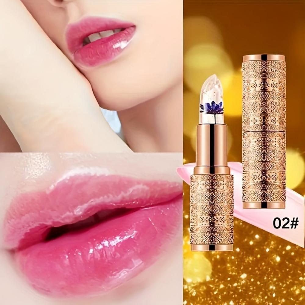 Помада Crystal Gold Foil, меняющая цвет, увлажняющий и питательный бальзам для губ