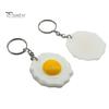 Брелок с жареным яйцом, имитация мужчин и женщин, унисекс, портативный, из твердой смолы, DIY, ремесленный рюкзак, орнамент, яйцо, кольцо, кулон, студенческие принадлежности