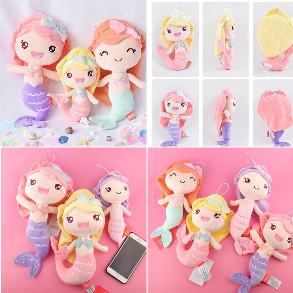 Beautiful Mermaid Princess Stuffed Animal Toy With Vibrant Colors
