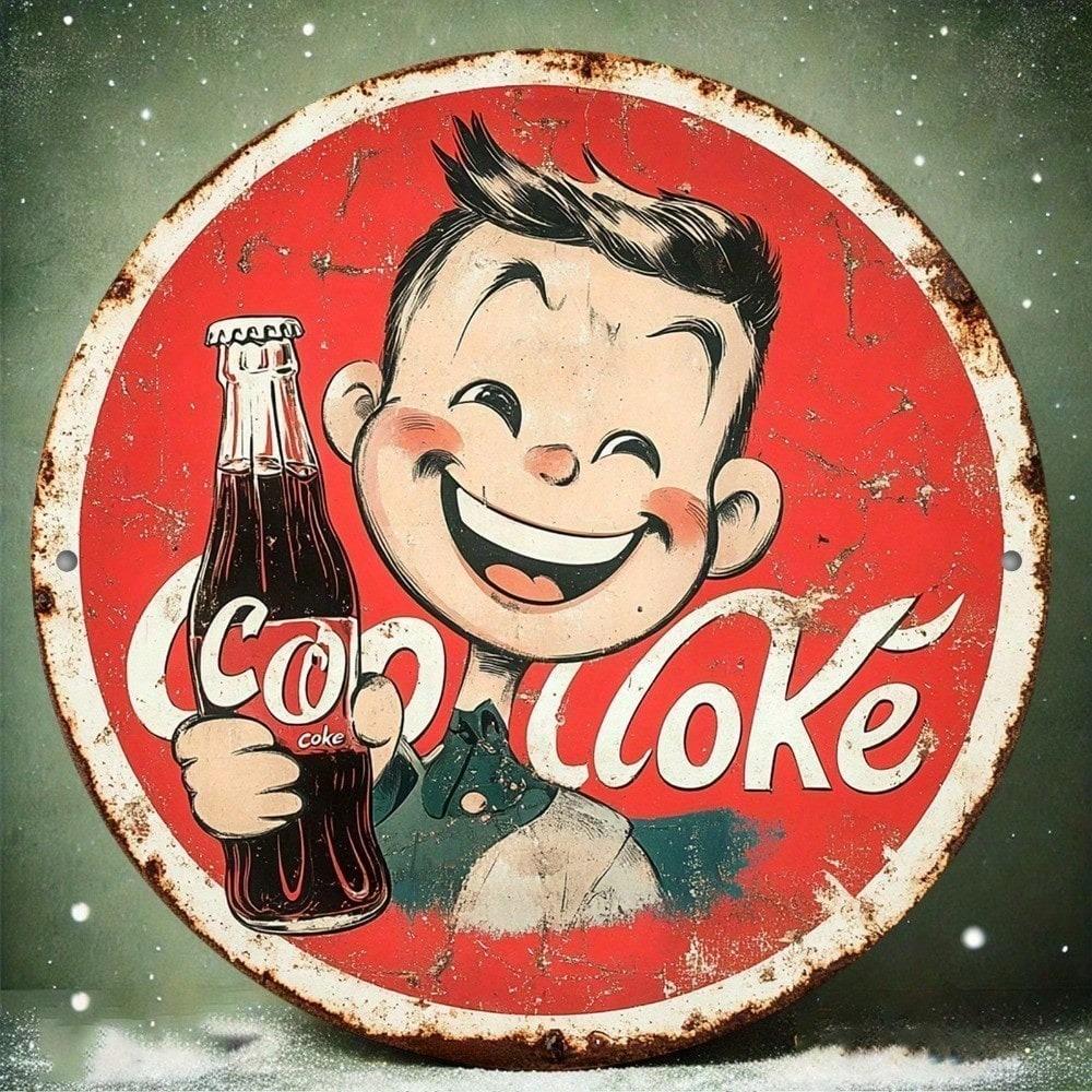 Vault Boy Nuka Cola Металлическая жестяная табличка Ретро Настенный Декор Игровая Мужская Комната Бар