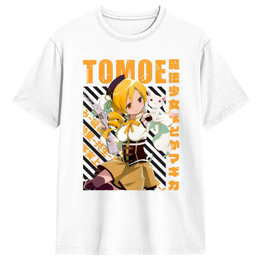 Mahou Shoujo Magi Madoka Magica Cotton TShirt For Unisex Summer YK Fun T Shirts Leisure Tee Shirt Oversized Wholesale Tops