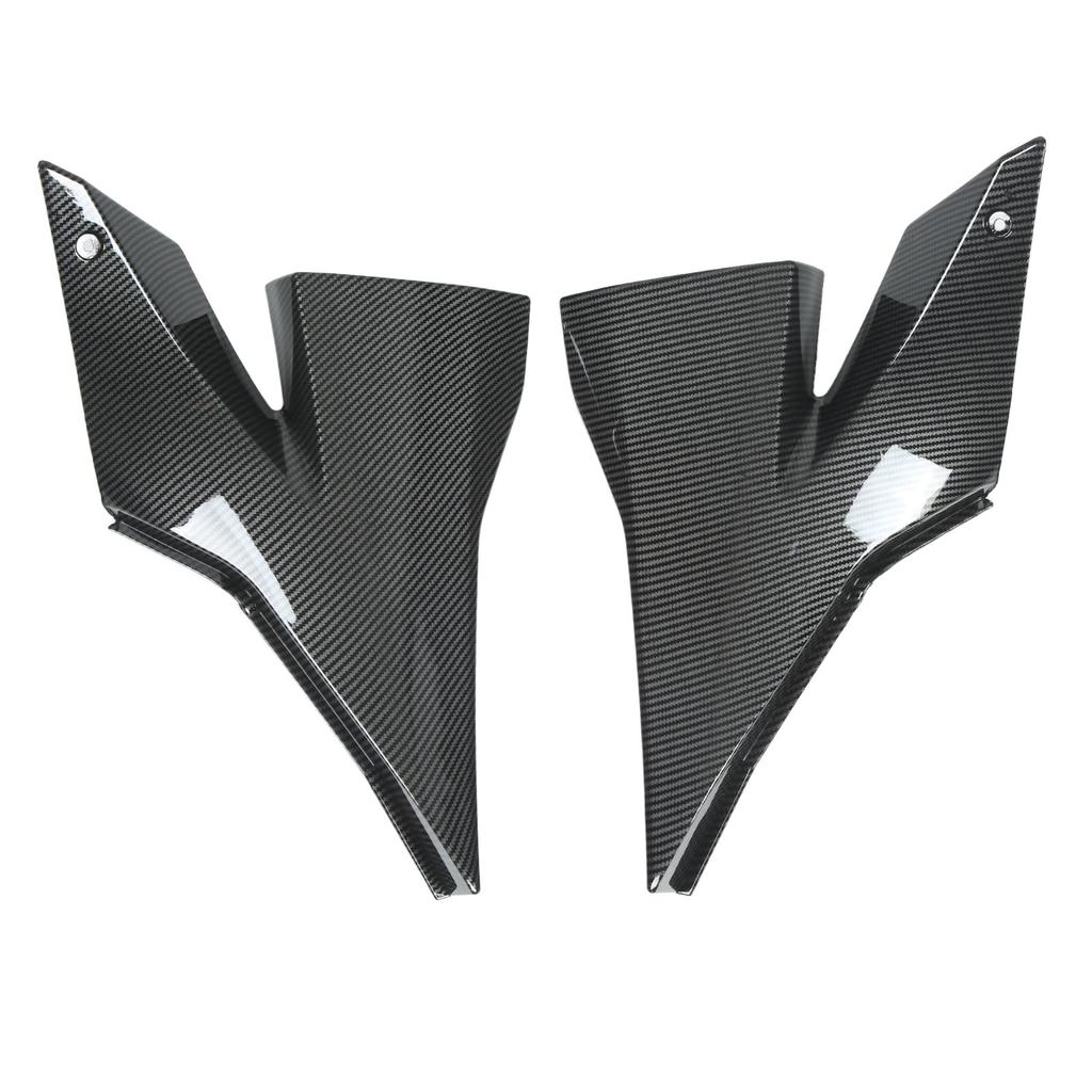 2PCS Motorcycle Fuel Tank Side Panel Cover Carbon Fiber Style Fairing Replacement for ZX 10R 2004‑2005