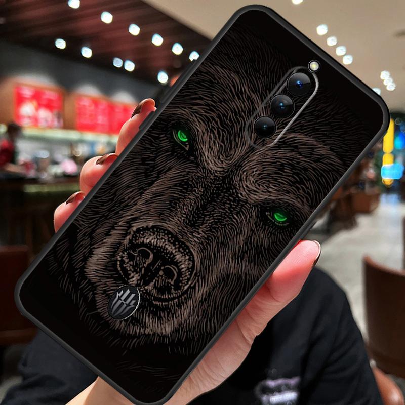 Милый чехол Медведь Гризли для ZTE Nubia Red Magic 10S 10 8 9 8S 9S 11 Pro Plus 10 Air 5G 6R 6 7 6S 7S Pro