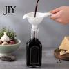 No Spill Oil Funnel Plastic Funnel, Liquid with Handle And Pouring Cooking Spout, Wide Mouth Kitchen for Transferring Liquids Bottle