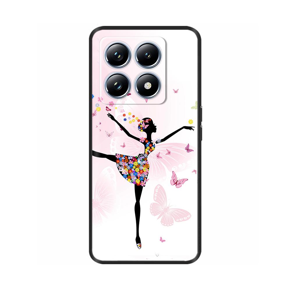 For Xiaomi 14T Pro Case Soft Silicone Black Bumper Coque Protective Back Cover For Xiaomi 14T Mi 14T Pro Shockproof Phone Cases