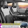 Чехлы на сиденья из кожи для Toyota Sienna Granvia (7-местный) - Полное покрытие, Всесезонные подушки на сиденья автомобиля