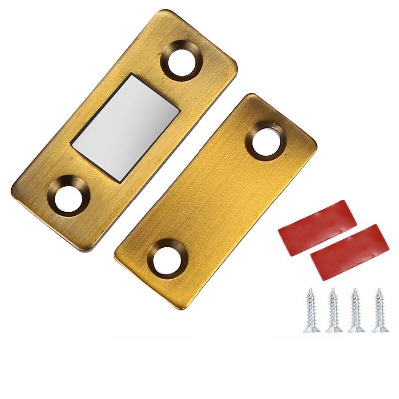 2pcs/Set Magnetic Cabinet Catches Magnet Door Stops Hidden Door Closer with Screw for Closet Cupboard Furniture Hardware