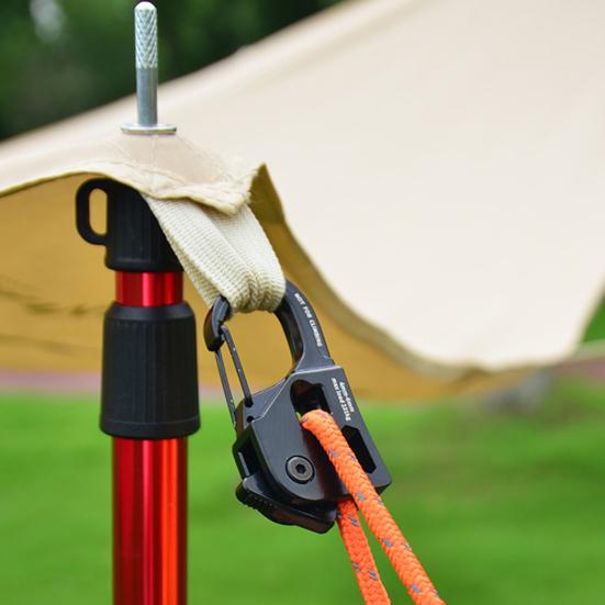 1/2 шт. Самоблокирующийся натяжитель веревки, сверхпрочный, из алюминиевого сплава, для наружного использования, бэкпэкинга, туризма, катания на лодке, кемпинга, регулятор-затяжитель оттяжного шнура