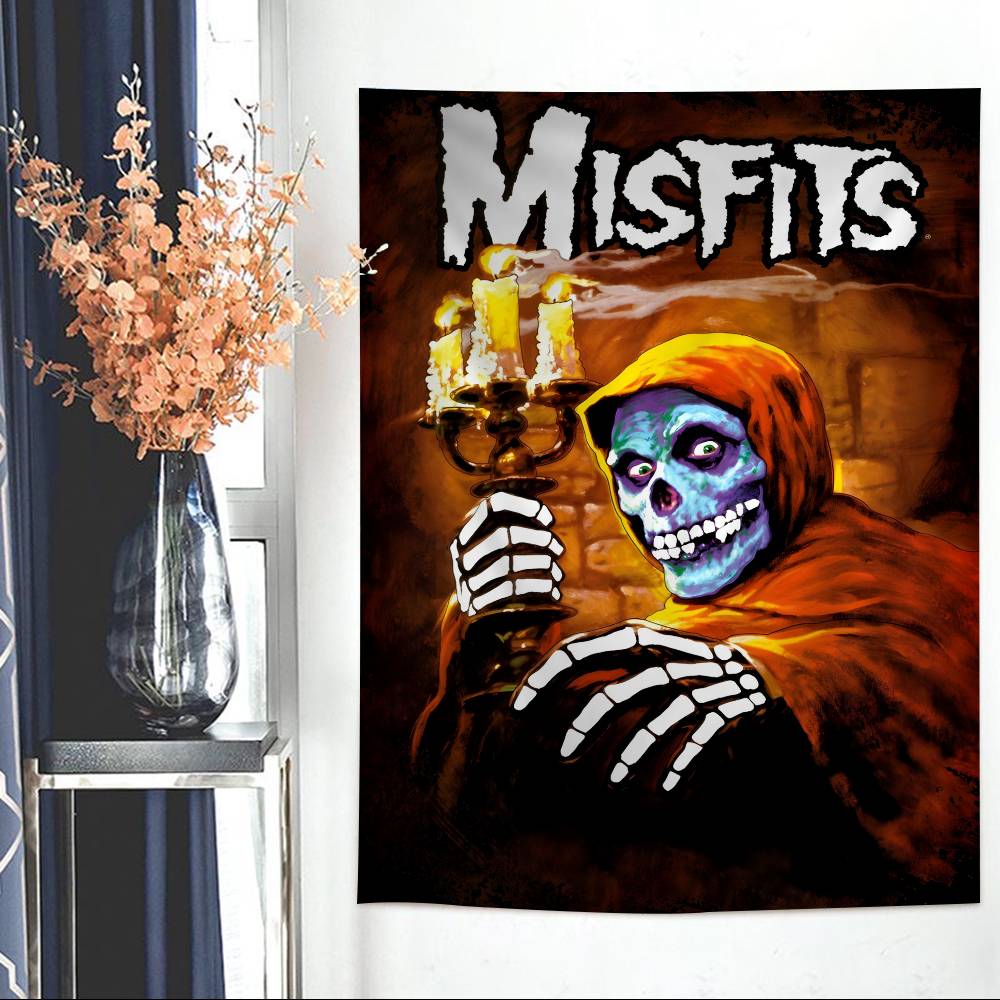 Misfits Hot Printed Large Wall Tapestry Indian Buddha Wall Decoration Witchcraft Bohemian Hippie Wall Art Decor