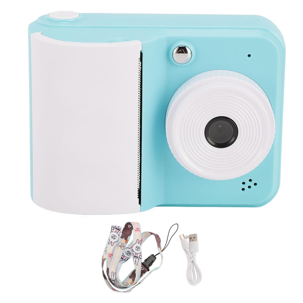 1080P цифровая камера игрушка 2.4 дюймов ЖК-экран мгновенная печать камера для детей портативная дорожная камера с